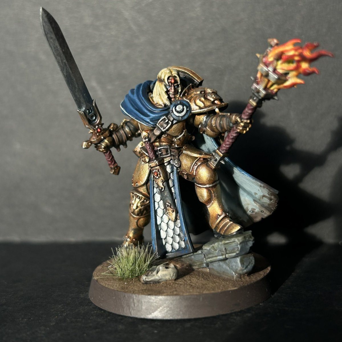pmetcalfe81's tweet photo. Knight-Questor. The last model from the Stormcast half of the #skaventide box. #paintingwarhammer #warhammeraos #ageofsigmar #stormcasteternals #hammersofsigmar #knightquestor #warhammercommunity @warhammer https://t.co/YIOrL5Kj6C