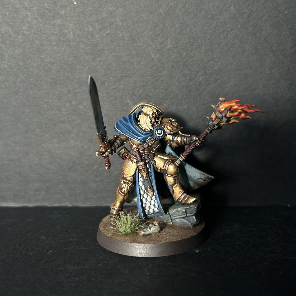 pmetcalfe81's tweet photo. Knight-Questor. The last model from the Stormcast half of the #skaventide box. #paintingwarhammer #warhammeraos #ageofsigmar #stormcasteternals #hammersofsigmar #knightquestor #warhammercommunity @warhammer https://t.co/YIOrL5Kj6C