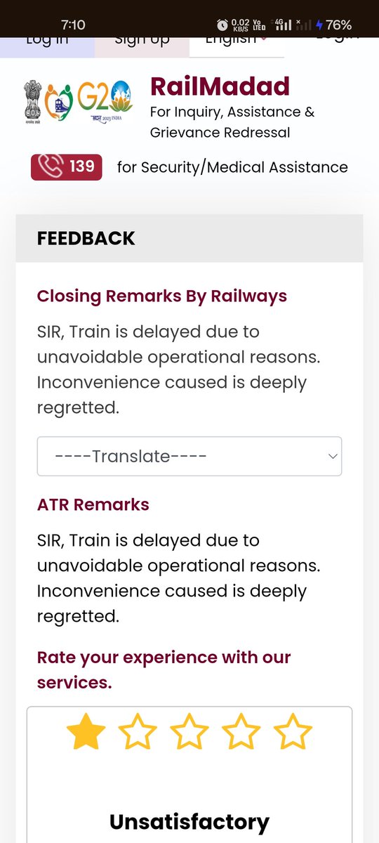SREEJITHR10's tweet photo. Got a reply from @RailMinIndia
Not at all satisfactory..🤷🏻 https://t.co/RHiYVlImLX