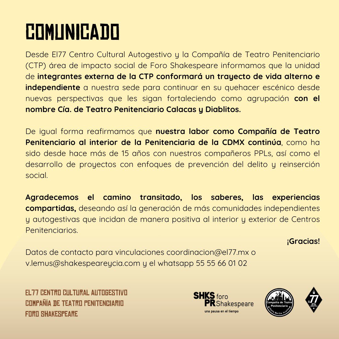 #COMUNICADO