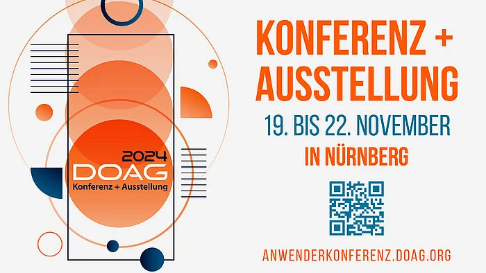 See you next week at the #DOAG. I will appear in two Sessions, one about database myths on Tuesday at 16:00 and one about NoSQL and JSON relational duality views on Thursday at 15:00, both in room Seoul.