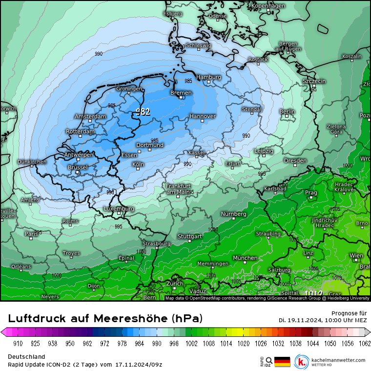 ⚠️ Winterse neerslag en/of een storm? Het wordt langzamerhand duidelijker wat er gaat gebeuren a.s. dinsdag en dat leggen we jullie uit in onze nieuwe blog op art-of-thunders.nl/weerprognosess

#sneeuw
#storm
#wisselvallig 
#buien 
#onweer