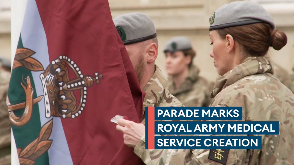 Sincere congrats to the <a href="/_Royal_AMS/">Royal Army Medical Service</a>  being formed on the 15th Nov … a proud past with a positive future ahead - integrating 3 capbadges into a new #steadfast operational enabler for the <a href="/BritishArmy/">British Army 🇬🇧</a> 👏👏👏👏👍