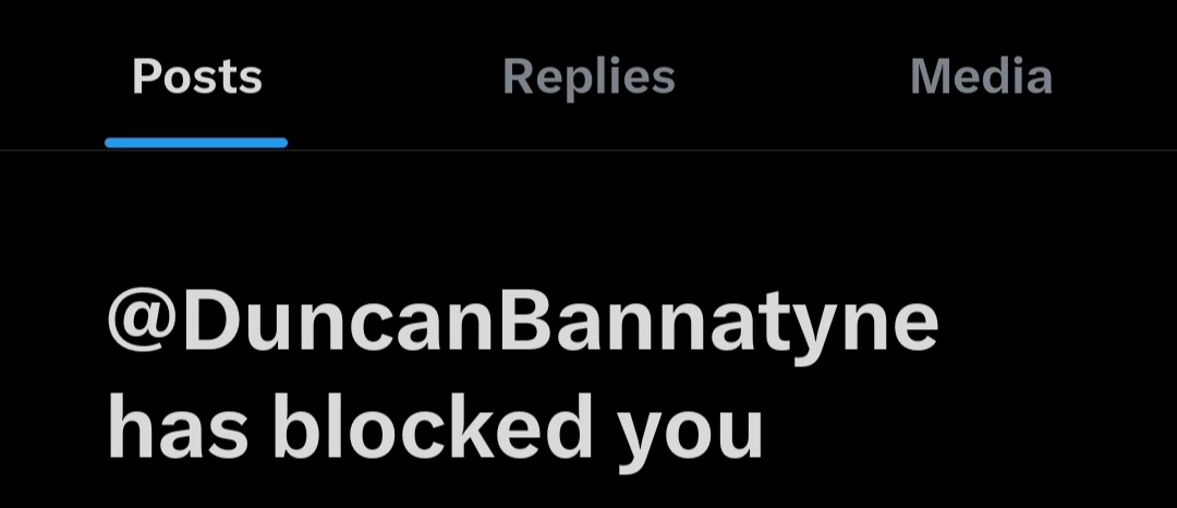 Time for my annual check in - still blocked 🤣👍🏼