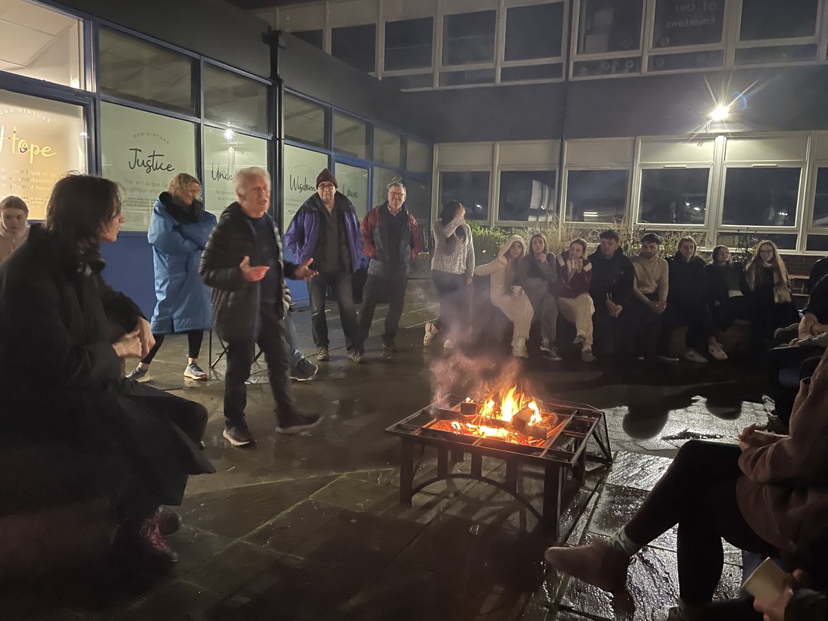 Friday night was damp and cold. The group showed solidarity with the homeless and one other. They were inspired by Phil from LDHAS. When asked what he enjoyed most about working with the homeless he said “the laughter”. A good reminder that all need to be treated with dignity