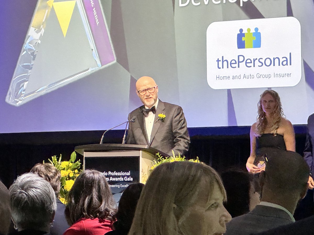 Prof. Greg Kopp of the NTP was a 2024 Ontario Professional Engineers Award recipient. On Friday evening, he accepted the award in the Research and Development category. See the comments for the write-up. Congrats!!!