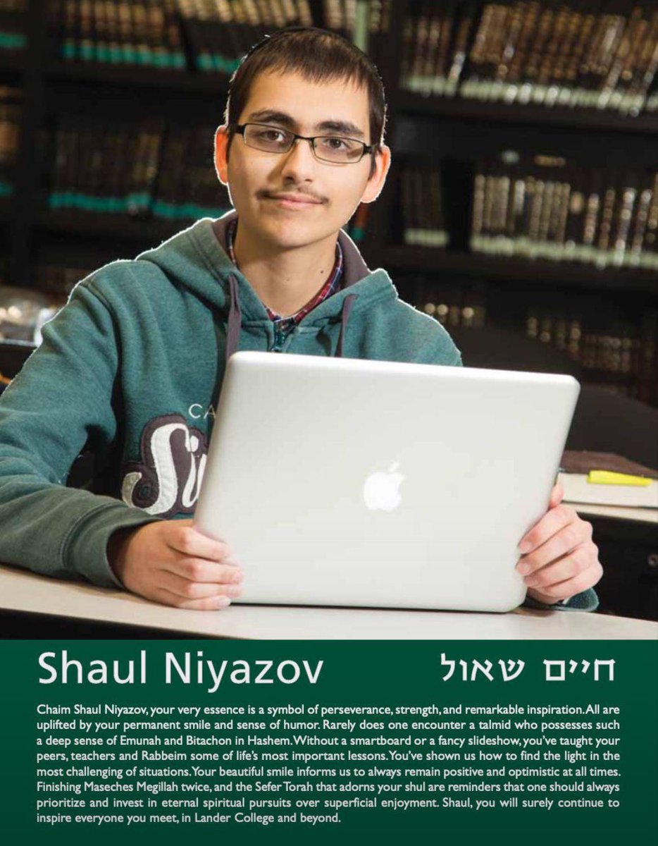 AkivaAckerman's tweet photo. Just a small glimpse of the greatness of  Shaul Niyazov Z”L who just passed away after battling a difficult illness.
ת.נ.צ.ב. https://t.co/pseJBfWQCz