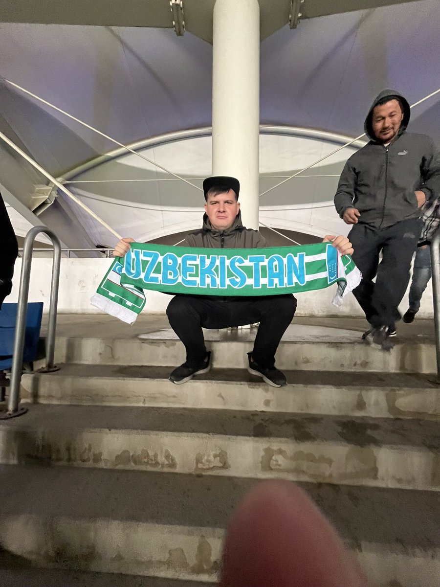 ⚽️Uzbekistán 🆚 UAE (1:0)
🏆World Cup qualifiers 
📅15.10.2024
⏰19:00
🎫75.000 so’ms (~6$)
👨‍👨‍👦‍👦 33.773
🍻 None 
🌡13/10 🌧️
🏟Bunyodkor stadium (35.000)
🇺🇿 Tashkent, Uzbekistan
w <a href="/DemihovskiyZdes/">Костя Д.</a> <a href="/thisiswladimir/">Vladimir 🇺🇿 ⚽️</a> 
1/2 ⬇️ 
#Groundhopping #FootballStadiums #StadiumTour #Uzbekistan
