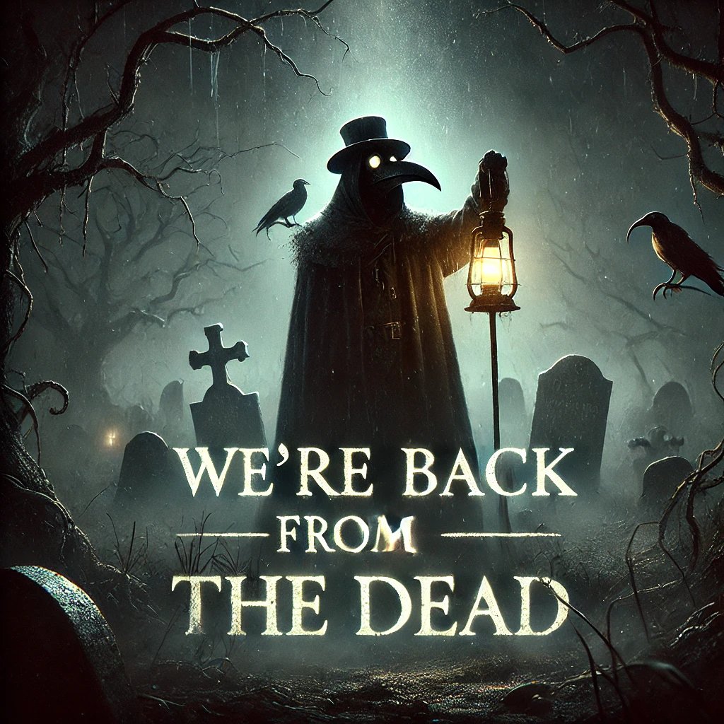 BSPCollector's tweet photo. We're back from the dead and ready to bring you new horrors! After a hiatus filled with the madness of completing my master's, we're returning stronger and scarier than ever. Stay tuned for updates on our newest casting call!  #horrorpodcast  #backfromthedead #podcastcommunity https://t.co/FW6Q9mAFUb