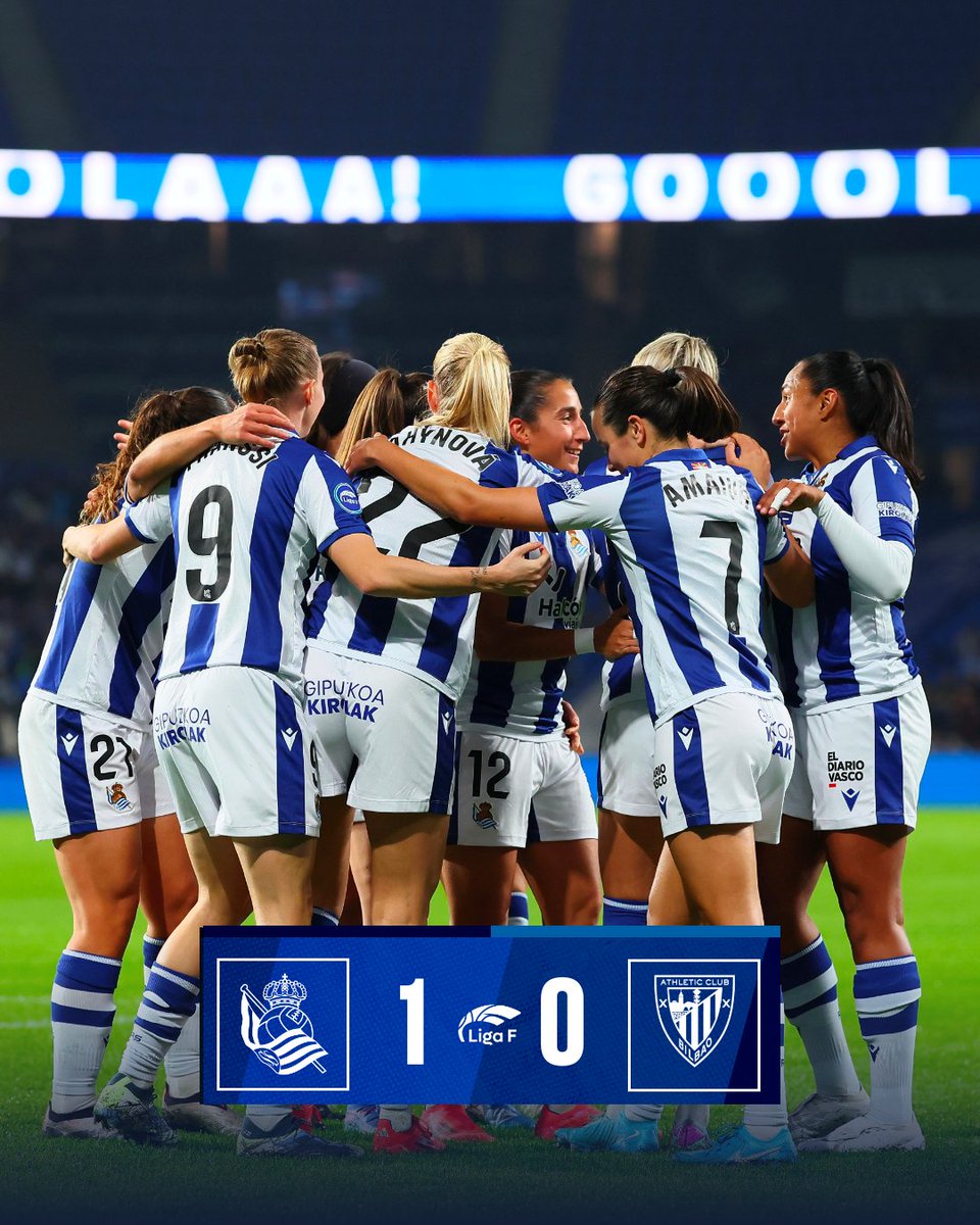 🔚 AMAITU DAAAAA!!! Derbia 𝘁𝘅𝘂𝗿𝗶-𝘂𝗿𝗱𝗶𝗻𝗮 da. 𝗚𝗢𝗔𝗭𝗘𝗡 𝗥𝗘𝗔𝗔𝗔𝗔𝗔𝗟!!! 💙

#WeareReal