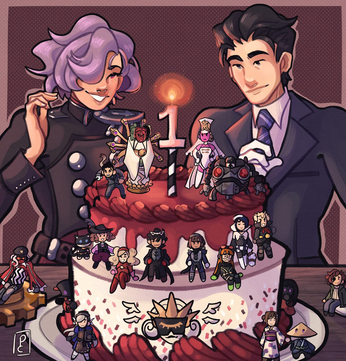 palecryptid's tweet image. ⋆˙⟡♡⟡⋆˙ Happy 1st Anniversary Tactica ⋆˙⟡♡⟡⋆˙
#persona5 #p5t