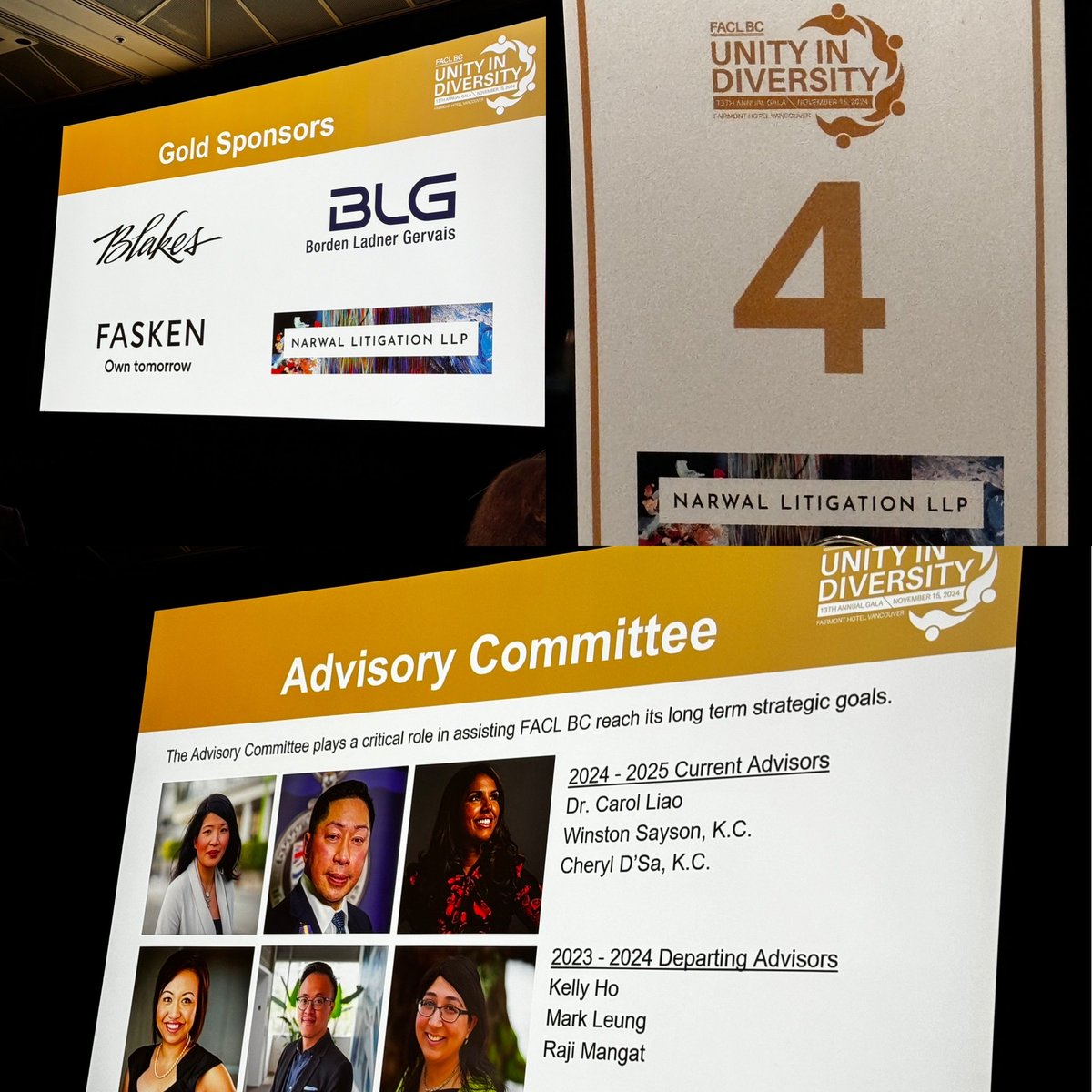 Proud to have been a Gold Sponsor again for this year’s Gala, “Unity In Diversity”! It was an incredible evening celebrating the impactful work of the Federation of Asian Canadian Lawyers BC