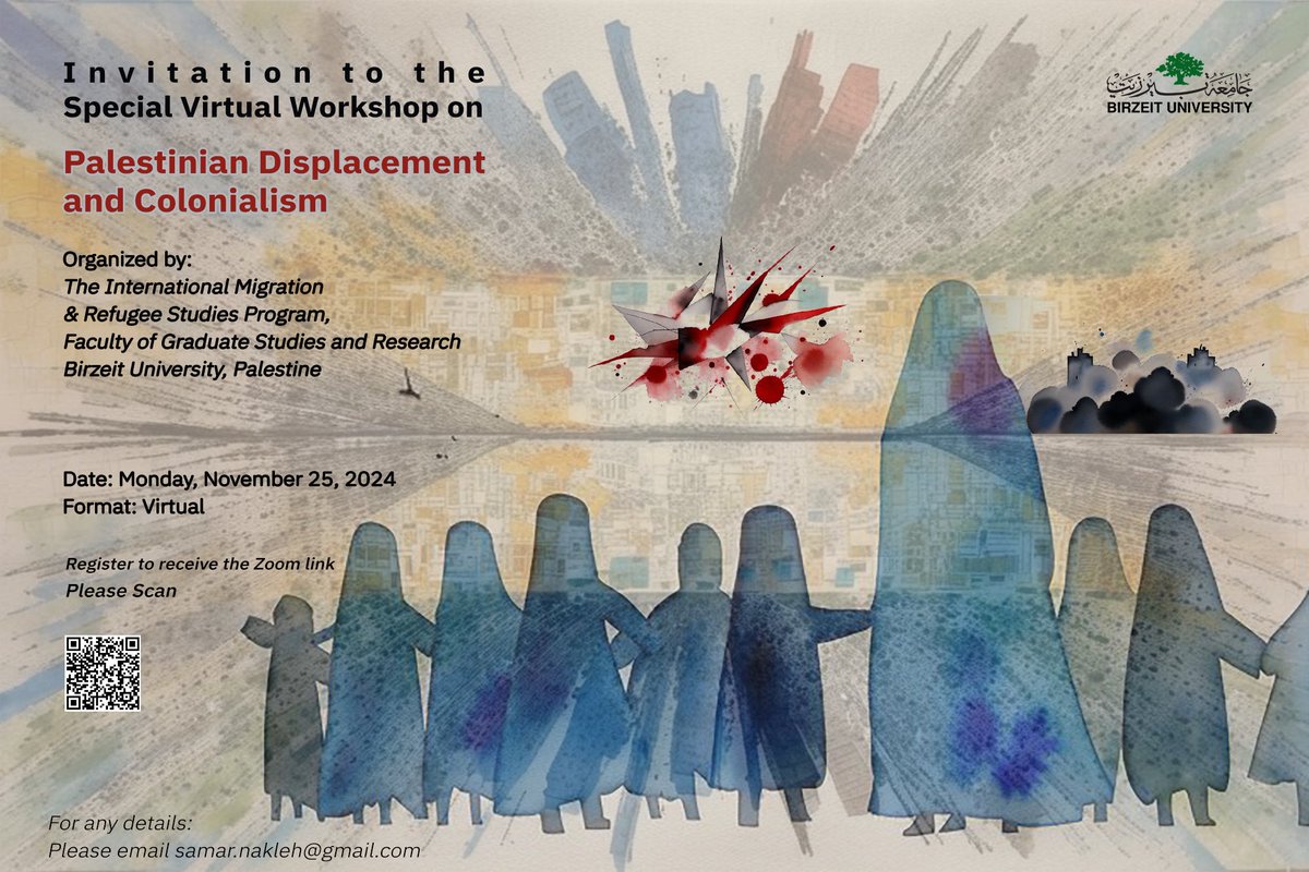 Oroub El-Abed (@oroubelabed) on Twitter photo Pencil down the date: workshop on displacement and colonialism. Key speakers : <a href="/FranceskAlbs/">Francesca Albanese, UN Special Rapporteur oPt</a> @jinanbastaki <a href="/nahedhabib9/">Nahed habiballah</a> <a href="/JosephSchechla/">Joseph Schechla</a> @abdallabayyari <a href="/sarahdaoud/">Sarah Daoud</a> <a href="/MohamadQadan/">Mohamad Qadan</a> <a href="/OroubElAbed/">Oroub El-Abed</a> <a href="/SamarNakhle/">Samar nakhle</a> Pencil down the date: workshop on displacement and colonialism. Key speakers : <a href="/FranceskAlbs/">Francesca Albanese, UN Special Rapporteur oPt</a> @jinanbastaki <a href="/nahedhabib9/">Nahed habiballah</a> <a href="/JosephSchechla/">Joseph Schechla</a> @abdallabayyari <a href="/sarahdaoud/">Sarah Daoud</a> <a href="/MohamadQadan/">Mohamad Qadan</a> <a href="/OroubElAbed/">Oroub El-Abed</a> <a href="/SamarNakhle/">Samar nakhle</a>