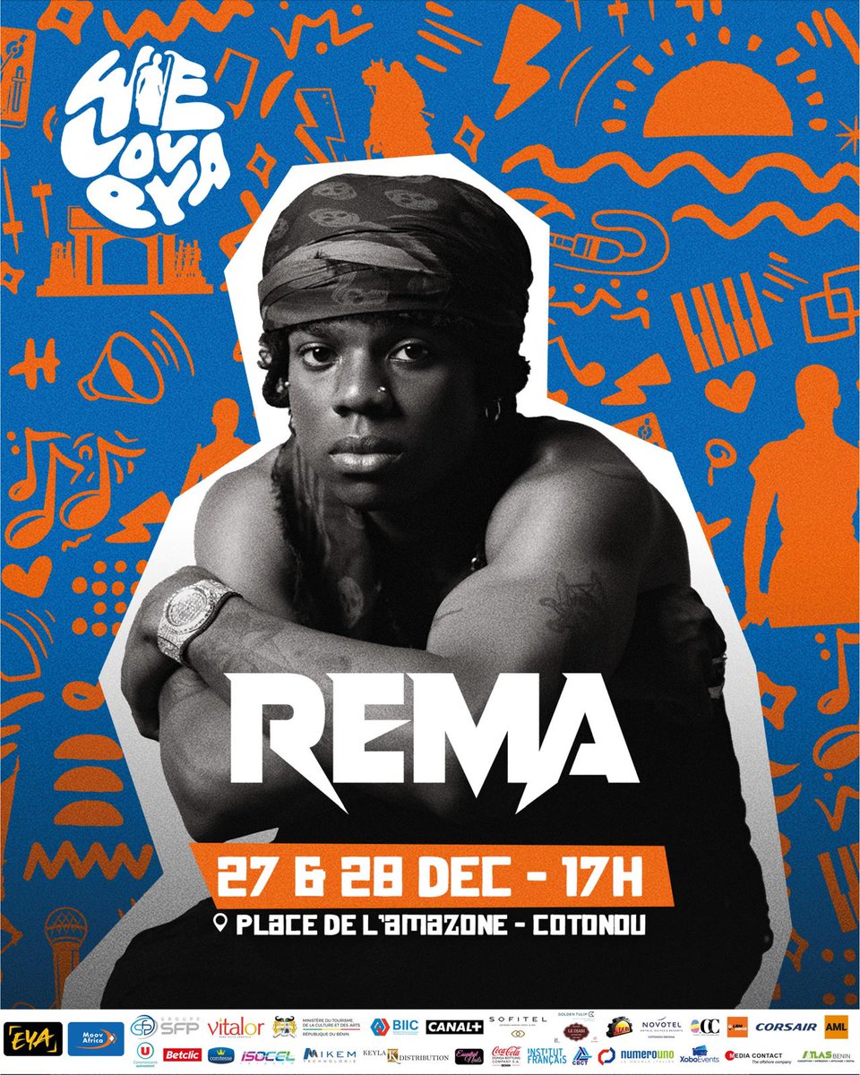 weloveyaoff's tweet image. « ANOTHER BANGER ! » 🔥
🚨 L’apothéose de WeLovEya 2024 ! nous avons gardé la meilleure surprise pour la fin
🎶 @heisrema sur la scène de #WeLovEya le festival urbain et Afrobeat de référence!
🗓️ 27 &amp;amp; 28 Décembre 2024
📍 Place de l’Amazone
🎟️ weloveyafestival.com🌍#Cotonou