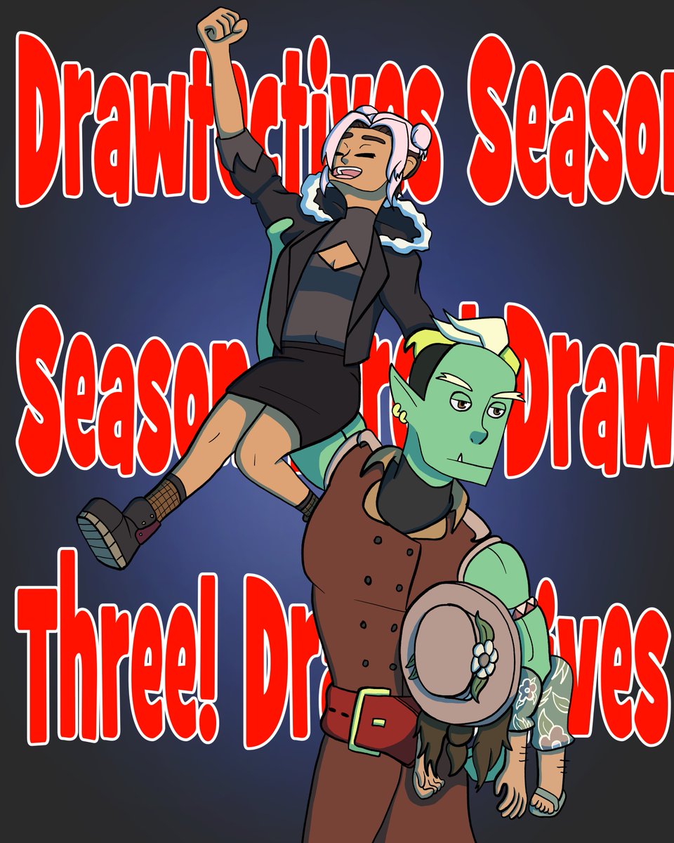 Sleepy_Dragon7's tweet photo. I am so hyped for season three! #Drawtectives #Drawfee https://t.co/8Sqf8lUsFf