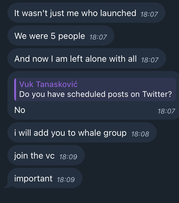 v4rvl's tweet photo. @TOGASol I’m reaching out with some critical findings that I need to share with full transparency. 

After a recent video call with Olive and the rest of the @TOGASol team, it has become painfully clear that their actions and intentions are entirely misaligned with the trust we’ve placed in them. 

Here’s everything you need to know:

1️⃣ They’ve sold everything and abandoned the project.

• The project’s funds have been entirely liquidated - there’s nothing left to support or grow the project.
• Olive and the rest of the team (including OliveOliv09, tony_3333, and fxnd44 on Telegram) are holding only small personal bags, making it clear they’ve abandoned any serious commitment to the community.
• This lack of resources and intent leaves the project with no clear path forward under their leadership.

2️⃣ They have no plans to invest time, effort, or resources into the project.

• During our conversation, Olive and the rest of the team openly admitted they have no intention of contributing further to TOGA’s growth or success.
• Their refusal to hand over control of project socials to a CTO (despite repeated requests) has further stalled progress and added to the frustration.

3️⃣ They’ve launched more scams and wil launch  another token ($YIMO)

• Olive and the Toga team are now focusing on launching another token, $YIMO, instead of fulfilling their commitments to TOGA.
• Website for $YIMO: https://t.co/SIART6hFic
• Olive has also launched other pump-and-dump scams, including $WIV. Website for $WIV: https://t.co/1L5H5nX8p8
• In one of his messages, Olive outlined a pump-and-dump strategy to exploit these new tokens "for TOGA’s benefit": 
“Guys, we are doing this to push our bags on TOGA. If $WIV hits one million market cap, we would have about $100k in funds to push TOGA. We repeat this 4–5 times, and our TOGA bags will be pumped like never before. All together.”

4️⃣ They are doxxed and legally accountable.

• Olive and the rest of the Toga team have entered into contracts with exchanges, meaning their identities are documented.
• Legal action can be taken against them for their actions, and I strongly encourage anyone affected to consider this as an option. 

5️⃣ A history of grifting and coordinated scams.

• Initially, the @TOGASol team was a group of 5 members. After internal conflicts, 3 of the 5 took control of the multisig wallet, rugged TOGA, and launched $GATO @GOAT_dev_ , where they farmed the community for personal gain.
• This pattern of behavior suggests that the grifting may have been coordinated from the start, as we see the same conduct continuing now.
• Their refusal to invest in TOGA or hand over control of critical resources further confirms their lack of accountability or commitment.

Their actions are not only unethical but also a betrayal of the trust we’ve all placed in them. 
This situation is deeply frustrating, and I sincerely apologize for the impact it has had on you and the broader community.