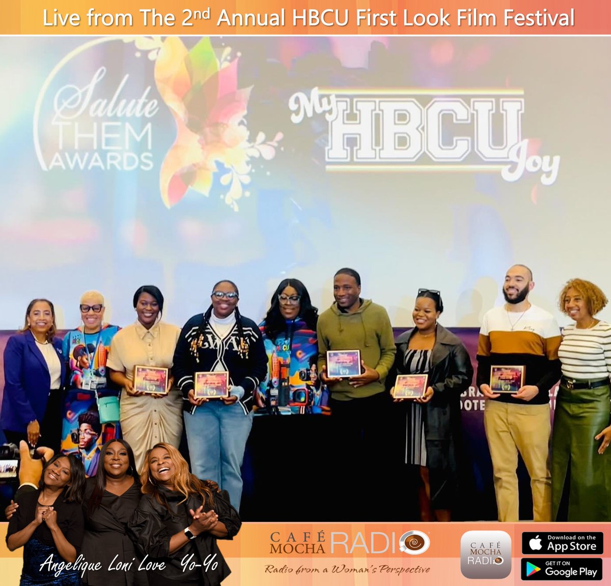 WRRF 97.5 FM - The Reewind Radio Network (@wrrf_975fm) on Twitter photo NOW AIRING:
<a href="/cafemocharadio/">Cafe Mocha</a> with <a href="/yoyofearless/">Quincy Antoinette</a>, @comiclonilove & @angeliqueperrinpix from 2pm – 4pm EST
LISTEN LIVE to The @reewindradionetwork on <a href="/iheartradio/">iHeartRadio</a> tinyurl.com/ye2anw48
#reewindnetwork #reewindradionetwork #CafeMochaRadio NOW AIRING:
<a href="/cafemocharadio/">Cafe Mocha</a> with <a href="/yoyofearless/">Quincy Antoinette</a>, @comiclonilove & @angeliqueperrinpix from 2pm – 4pm EST
LISTEN LIVE to The @reewindradionetwork on <a href="/iheartradio/">iHeartRadio</a> tinyurl.com/ye2anw48
#reewindnetwork #reewindradionetwork #CafeMochaRadio