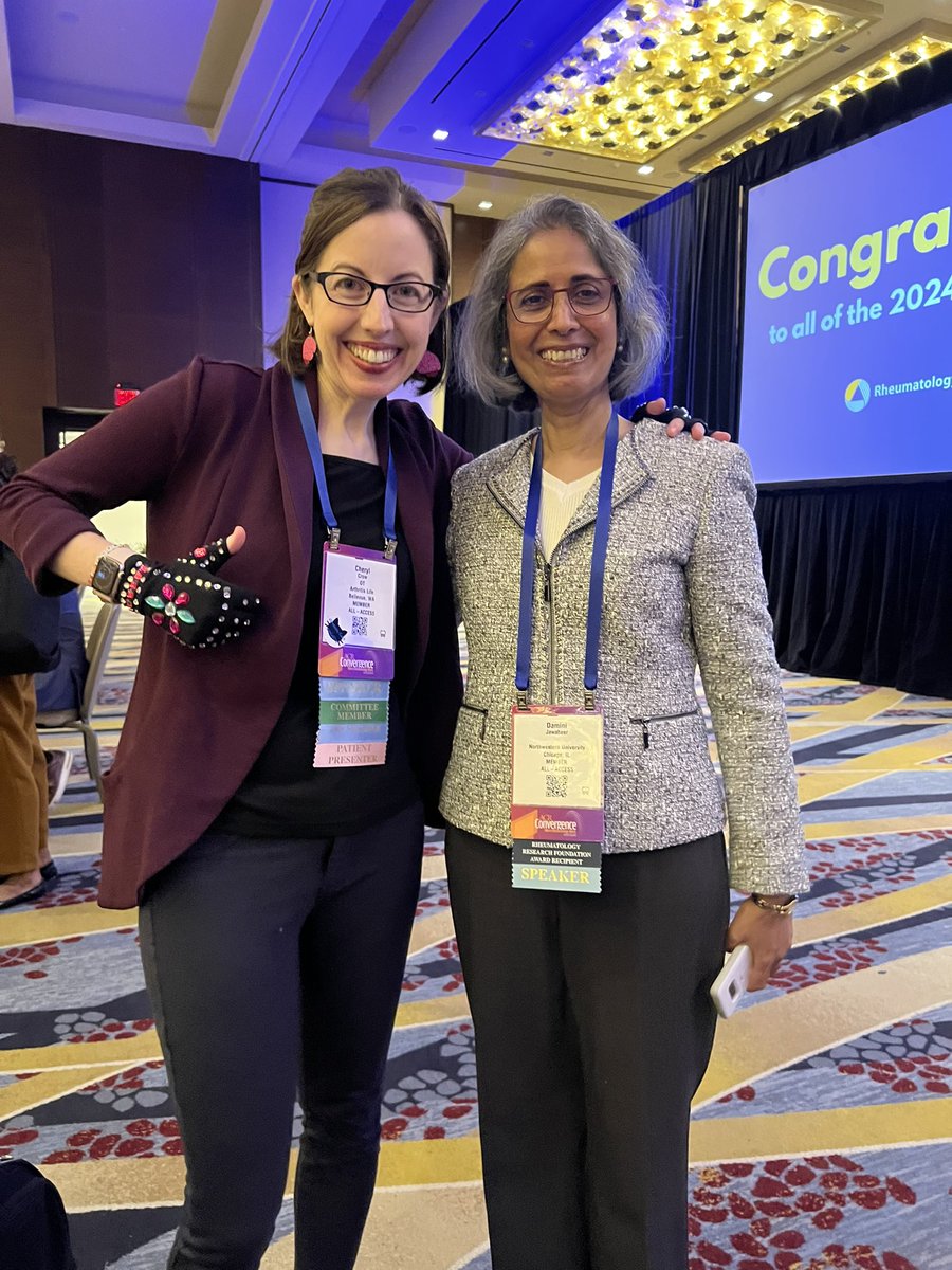 realcc's tweet photo. It was an honor to highlight innovative research, fellowship funding and MORE at the Rheumatology Research Foundation’s Awards luncheon today - thank you for including the patient voice! #ACR24 @ACRheum @RheumResearch https://t.co/7qI80AKcyB