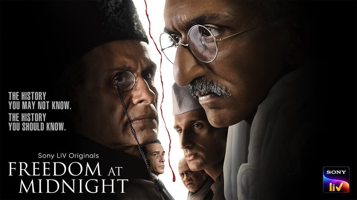 #FreedomAtMidnight is a 2024 historical drama series by <a href="/nikkhiladvani/">Nikkhil Advani</a> 👏👏👏 set in 1947 during #India's partition and independence. The show portrays pivotal moments in history, focusing on the political and personal lives of key leaders and visually striking, with its