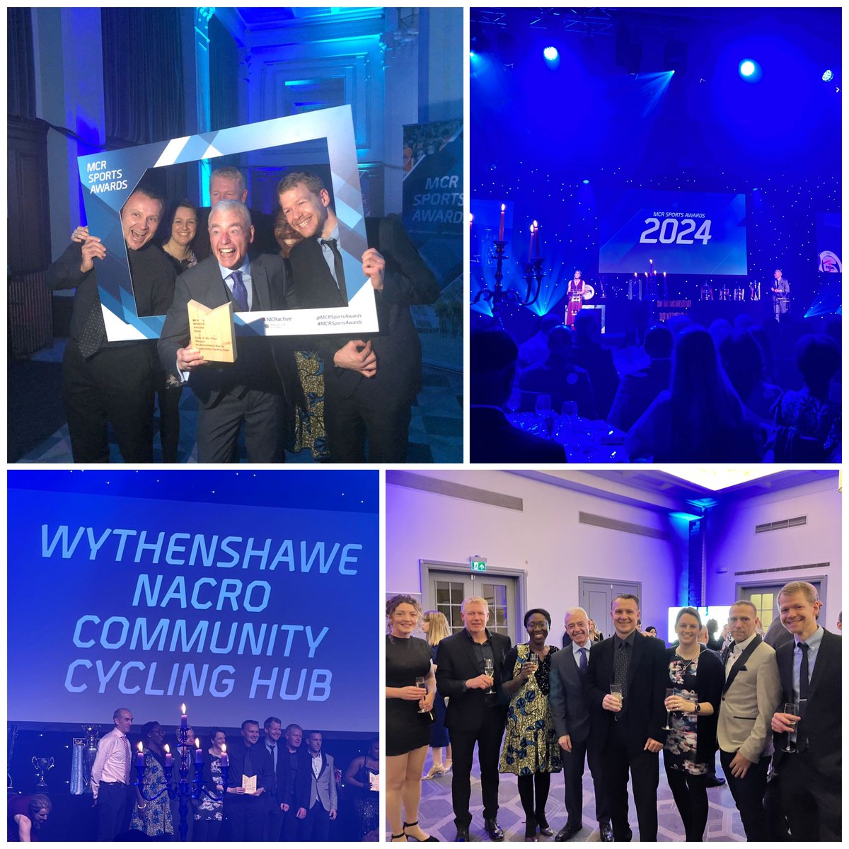 Greater Manchester Outdoor Learning (@nacrogmoutdoor) on Twitter photo The Nacro team had a wonderful time at <a href="/McrSportsAwards/">MCR Sports Awards</a> and were absolutely delighted that our Wythenshawe Community Cycling Hub won the Club of the Year Award! All thanks to our incredible volunteers and <a href="/BritishCycling/">British Cycling</a> . Great to celebrate the best of sport in #Manchester. The Nacro team had a wonderful time at <a href="/McrSportsAwards/">MCR Sports Awards</a> and were absolutely delighted that our Wythenshawe Community Cycling Hub won the Club of the Year Award! All thanks to our incredible volunteers and <a href="/BritishCycling/">British Cycling</a> . Great to celebrate the best of sport in #Manchester.