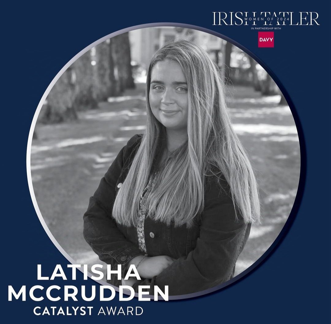 Catalyst Award Winner at the Irish Tatler Woman of the year awards 2024. Can't put into words how I feel to win this award but as I will always say never give up on your dreams and most importantly never give up on yourself. 14 year old me could never have imagined this