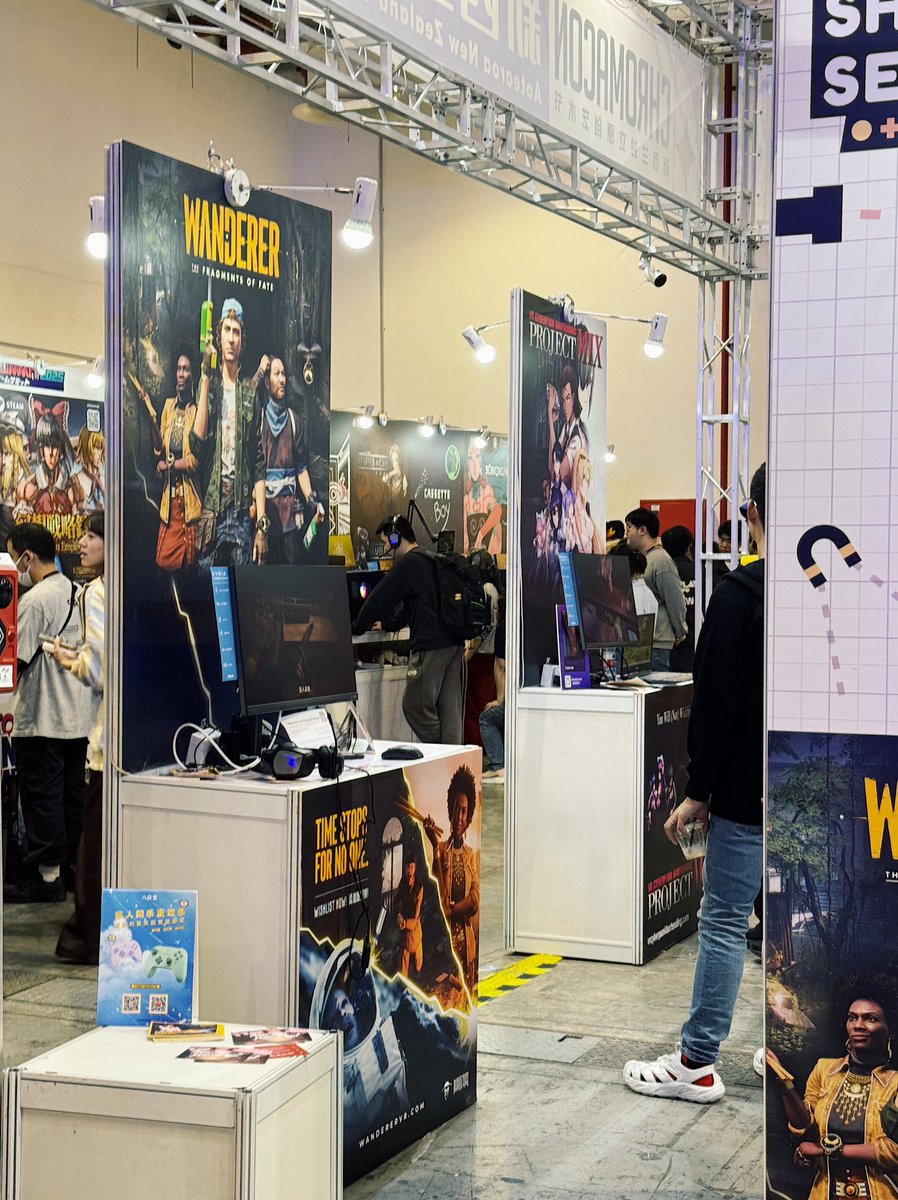rereflux's tweet photo. Thrilled to finally meet the team from @plectrumxr and @wanderervr at WePlay 2024! Here's hoping for a surge of VR games hitting the Chinese market soon! https://t.co/WGQfJGyohz