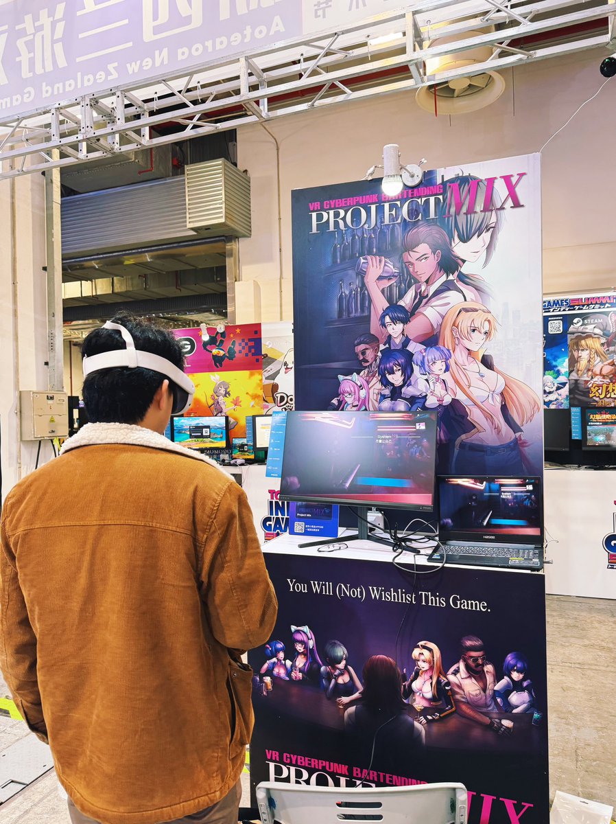 rereflux's tweet photo. Thrilled to finally meet the team from @plectrumxr and @wanderervr at WePlay 2024! Here's hoping for a surge of VR games hitting the Chinese market soon! https://t.co/WGQfJGyohz