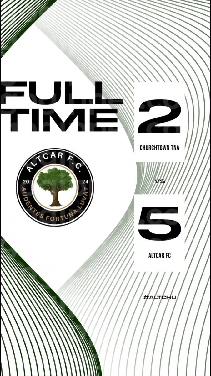 Altcar Football Club (@altcar_fc) on Twitter photo Full Time: <a href="/ChurchtownTna/">Churchtown TNA Fc</a> 2-5 Altcar
An impressive win for the lads away from home in terrible conditions. Controlled the game from start to finish and looked solid throughout the game. Onwards to next weekend! ⚫️⚪️
Goalscorers:
<a href="/Judecameronjc/">Jude Cameron</a> ⚽️⚽️⚽️⚽️
<a href="/JackLemmens1/">Jack</a> ⚽️ Full Time: <a href="/ChurchtownTna/">Churchtown TNA Fc</a> 2-5 Altcar
An impressive win for the lads away from home in terrible conditions. Controlled the game from start to finish and looked solid throughout the game. Onwards to next weekend! ⚫️⚪️
Goalscorers:
<a href="/Judecameronjc/">Jude Cameron</a> ⚽️⚽️⚽️⚽️
<a href="/JackLemmens1/">Jack</a> ⚽️