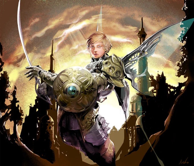 そのついでにホームページに作品をめちゃくちゃ追加したのでMTGの応募用に描いた絵と共に良かったら見ていってください 