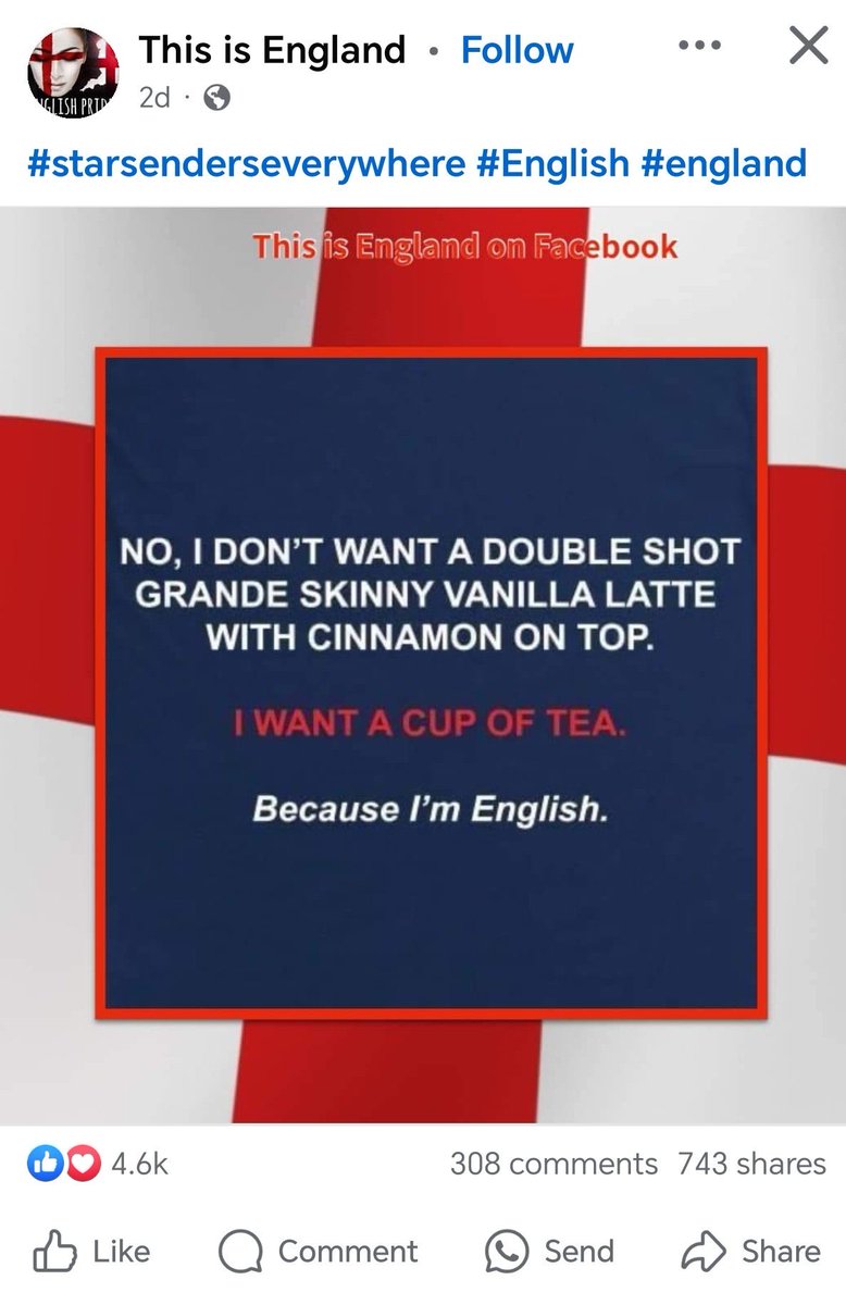 Nick_Pettigrew's tweet photo. Coffee was consumed in England long before tea was and neither of them are English, you thudding moron. https://t.co/YVM2AlSvtz