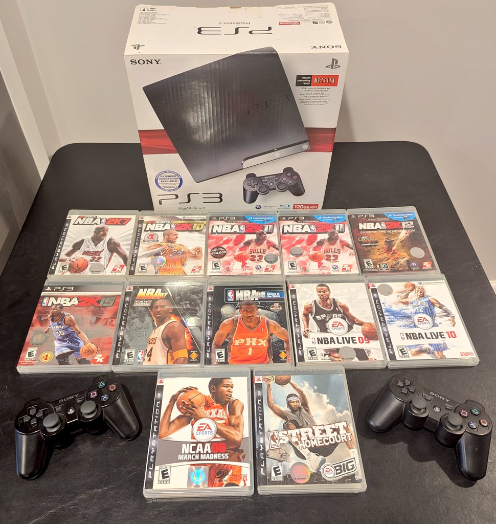BBallVideoGames's tweet image. The #PS3 turns 18 today in North America! The console saw a healthy amount of bball games.  Which ones were you playing? 🏀🎮 #nba2k #nbalive #nbastreet #bballvideogames