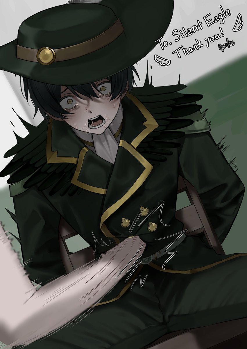 SilentEagle333's tweet photo. Punishing a thief who was clumsy enough to get himself caught-

🎨: @/akanei6no_Sora 

#SinfulEagle https://t.co/KyYugCW5tN