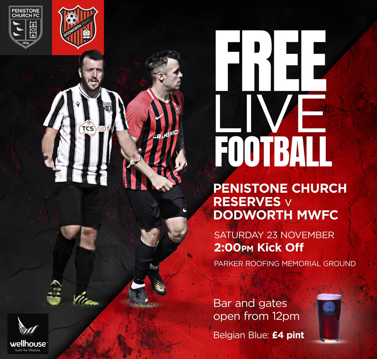 Penistone Church FC (@pcfc1906) on Twitter photo <a href="/tom_wright88/">Tom Wright</a> <a href="/ChrisDrew16/">Chris Drew</a> and the reserves are back at home on Saturday and it's a massive local derby when they welcome <a href="/DMWFC/">Dodworth Miners Welfare FC</a> to the <a href="/parkerroofing/">Parker Maythorn LTD</a> Memorial Ground.
2pm Kick off and FREE ENTRY. FREE Football?? Go on then!!
The lads would love your support 🙏
#UpTheChurch <a href="/tom_wright88/">Tom Wright</a> <a href="/ChrisDrew16/">Chris Drew</a> and the reserves are back at home on Saturday and it's a massive local derby when they welcome <a href="/DMWFC/">Dodworth Miners Welfare FC</a> to the <a href="/parkerroofing/">Parker Maythorn LTD</a> Memorial Ground.
2pm Kick off and FREE ENTRY. FREE Football?? Go on then!!
The lads would love your support 🙏
#UpTheChurch