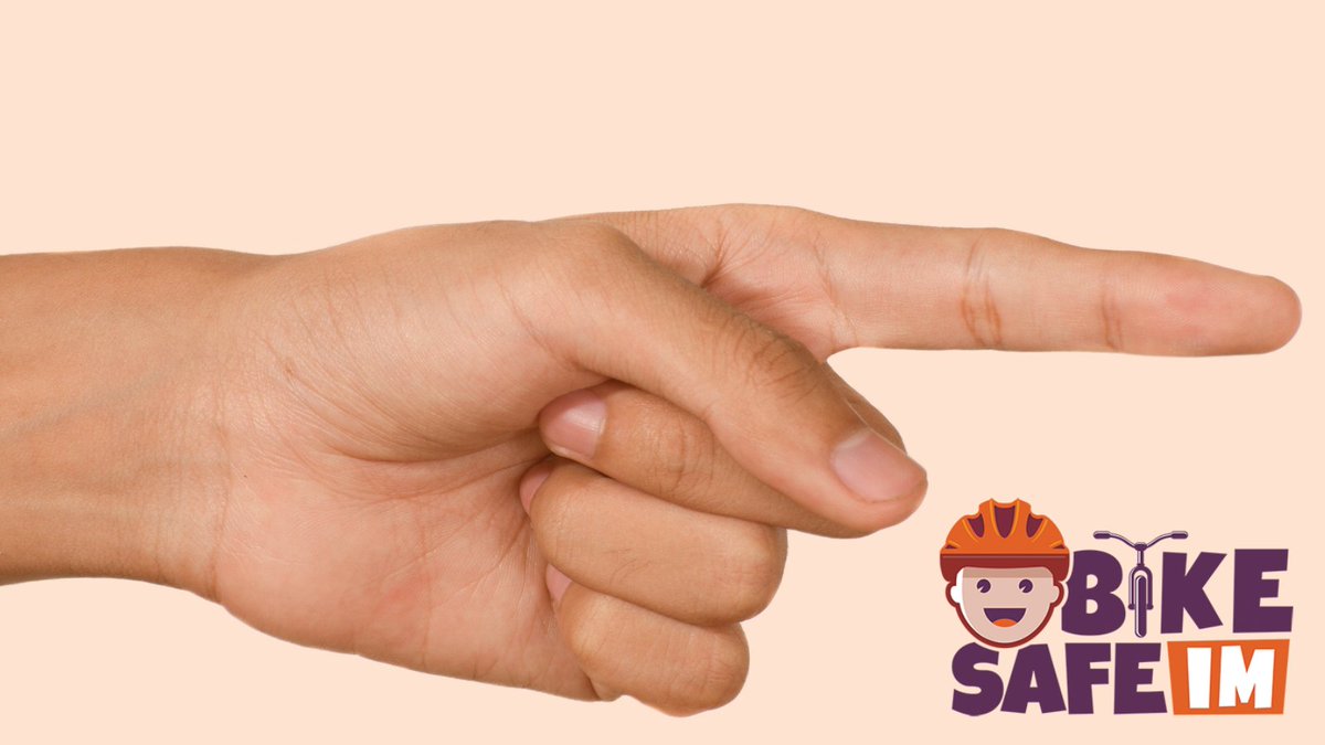 BikeSafeIM's tweet photo. Using hand signals while cycling keeps everyone safe! ✋🚴‍♂️ Signal left, right, and when stopping to stay visible to drivers and cyclists. 

#BikeSafeIM #CyclingSafety #HandSignals #BikeSafetyTips #StayVisible https://t.co/HftPZfglzr