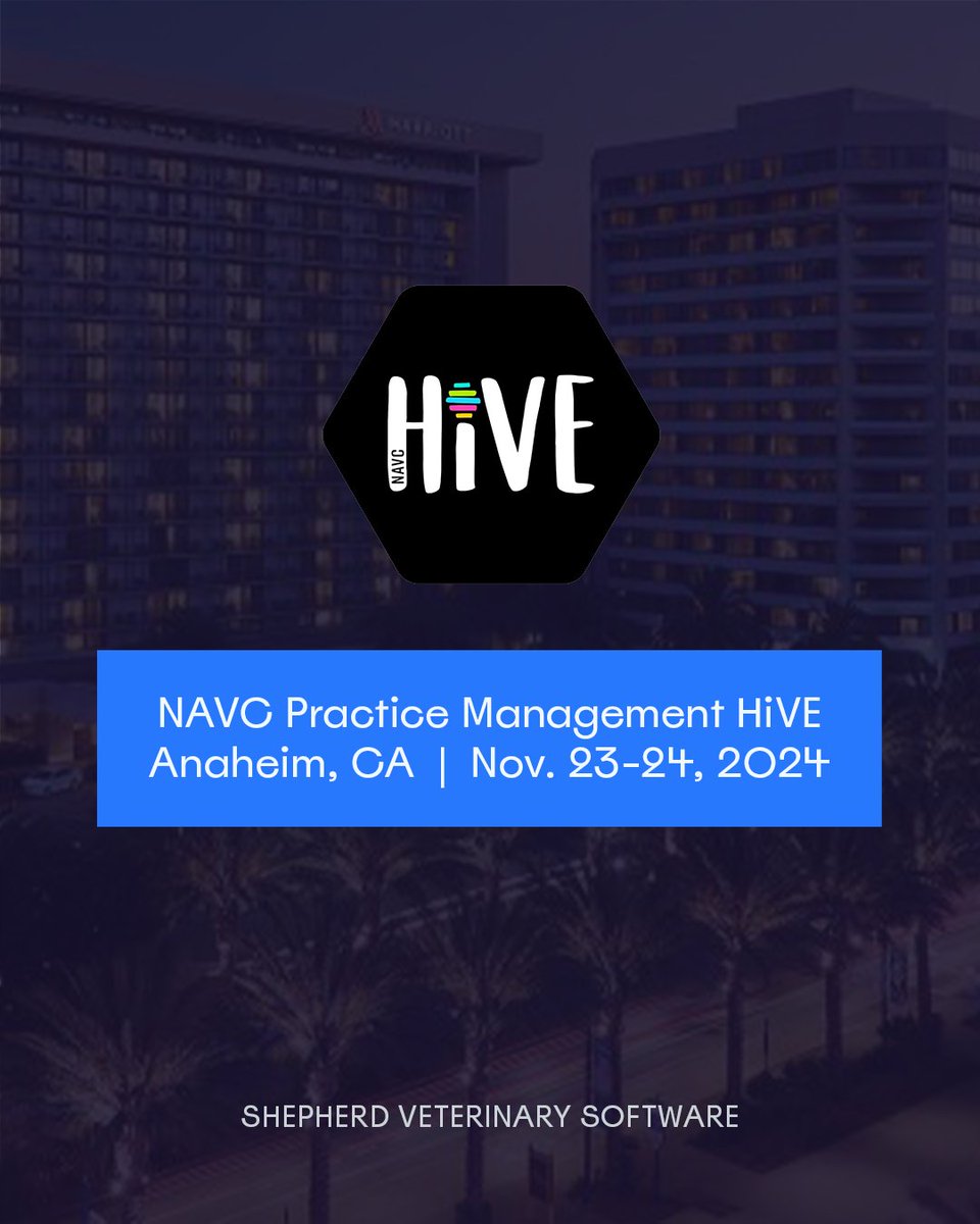 Join Dr. Lauren Jones at NAVC’s Practice Management HiVE in Room 3 on Saturday, November 23rd, at 8:00 AM PST to discover how you can boost efficiency and bring joy back to your practice! 🌞

We hope to see you there!

#NAVC #HiVE #PracticeManagement #VeterinarySoftware <a href="/The_NAVC/">NAVC</a>