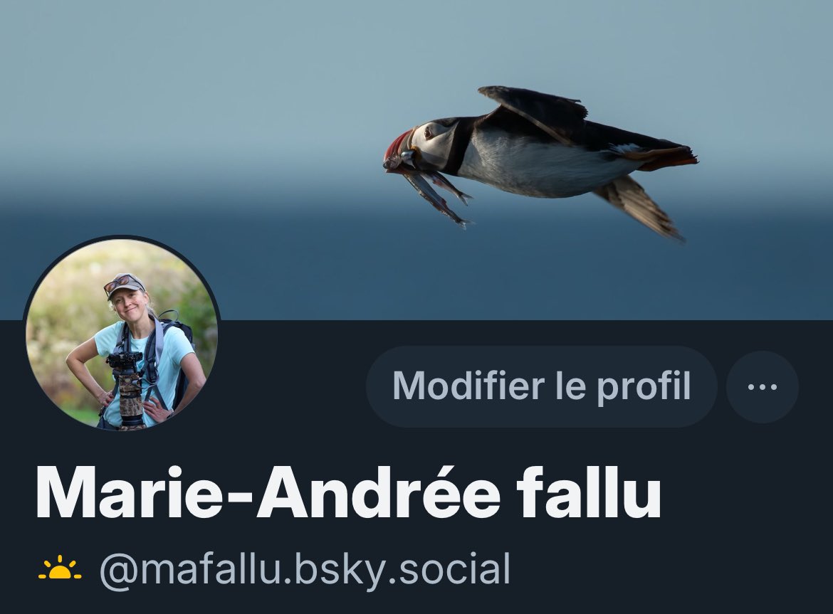 Mafallu's tweet photo. À mon tour de voler vers un ciel plus bleu! 🦋 En espérant qu’il le reste… 😅
Venez jaser de sciences aquatiques 💧👩‍💻🐟ou de photos! 🦦🐞🦉🦊🦌😉 https://t.co/U6yF94xicc