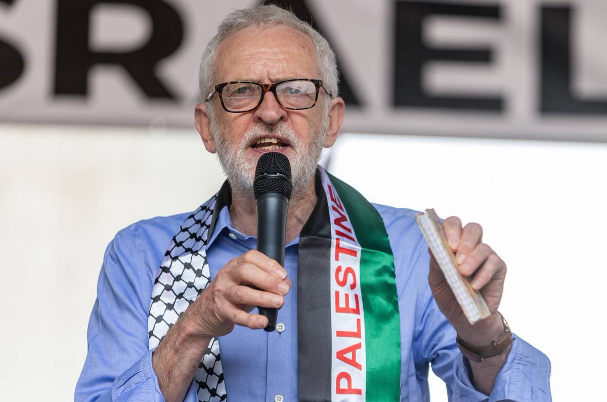 UK MP Jeremy Corbyn: “If the sight of human beings burning alive won’t stop the UK government supplying arms to Israel, what will?”