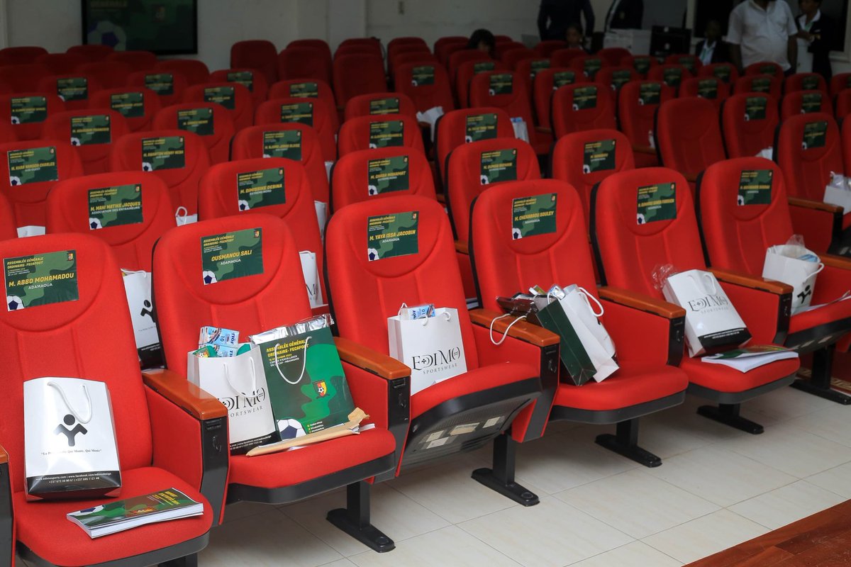 edimosports's tweet photo. EDIMO Sportswear by EDIMO Design  ,  partenaire de la Fédération Camerounaise de Football ( Fecafoot - Officiel ). Ici, lors de la session ordinaire de l'assemblée générale  tenue le 15 Novembre 2024 au centre d'excellence de la CAF à Mbankomo.

 @FecafootOfficie @AllezLesLions https://t.co/k16U7KQyNK