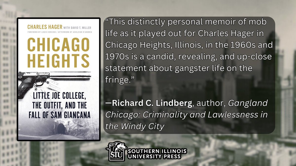 Winner, ISHS Best of Illinois History Award, 2019. In this riveting true story, Hager is plucked from his rural West Virginia home by an uncle in the 1960s and thrown into an underworld of money, cars, crime, and murder on the streets of Chicago Heights.

siupress.com/9780809336722/…