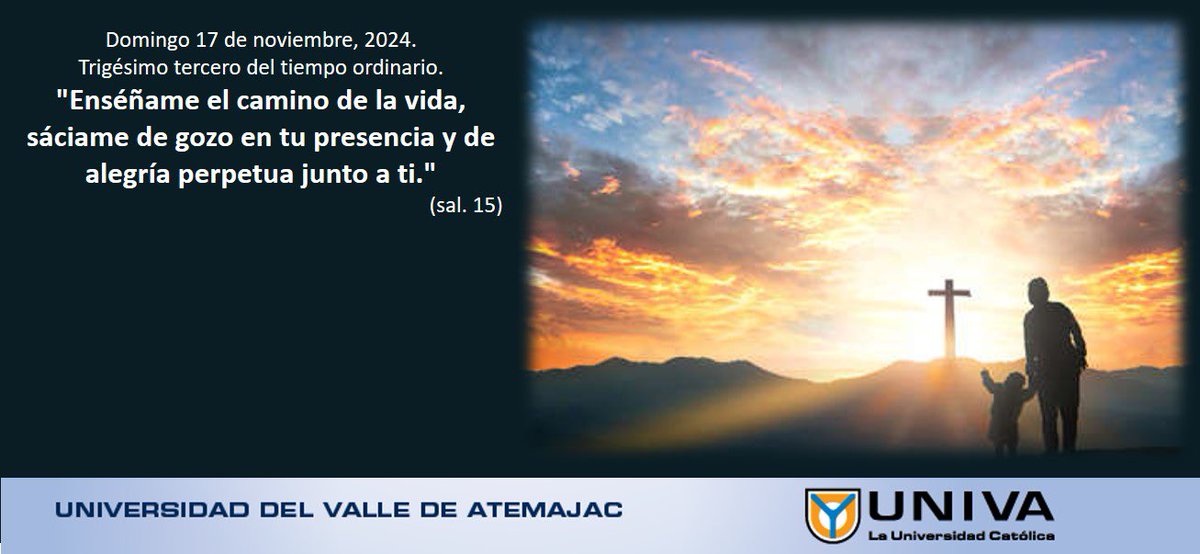 PFranciscoUNIVA's tweet photo. #17DeNov. “DíaDelSeñor” El evangelio de hoy forma parte del discurso que se cierra la actividad de Jesús, antes de entrar en la pasión. Y recurre al lenguaje simbólico de los apocalípticos para hablar de la vigilancia, de estar alertas, y de mirar “los signos de los tiempos”. https://t.co/0zEHG0oxU9