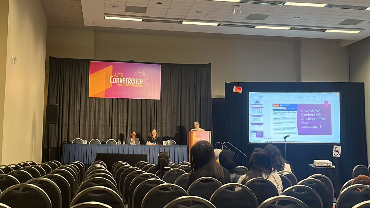 Challenges and next steps in increasing  diversity in rheumatology workforce . Great talk by Dr. Irene Blanco. #ACR24