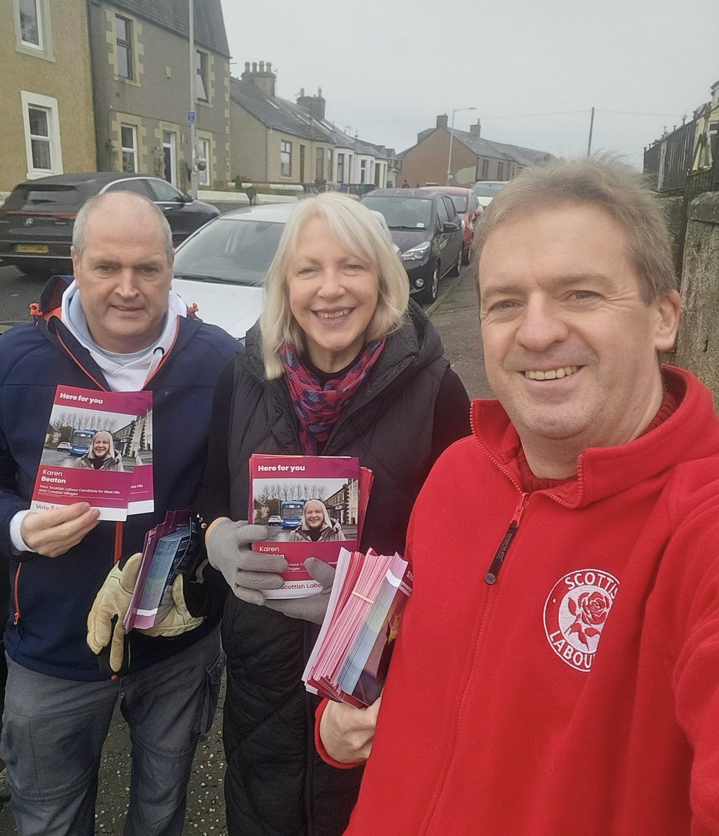 LabourWestFife's tweet photo. Lots of positive conversations with residents across the West #Fife villages this weekend, campaigning for our excellent @ScottishLabour By Election candidate Karen Beaton #Beaton1 https://t.co/bCeGG0XqF7