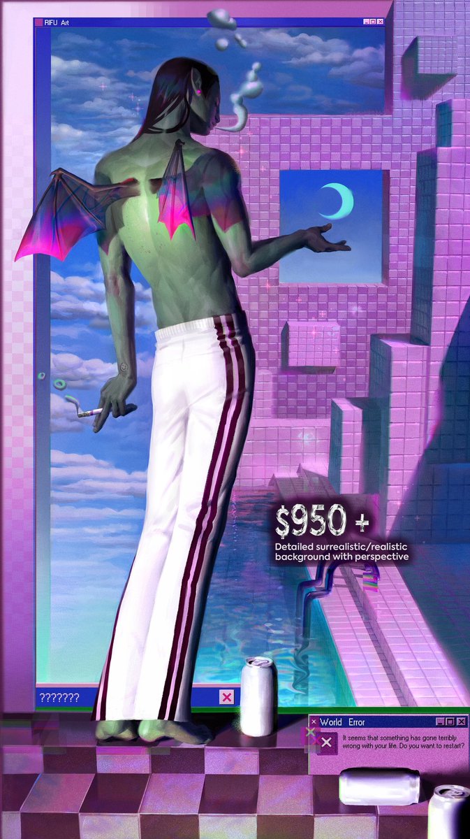 The time has come, I am finally open for work!
♡ and ↻ are really appreciated