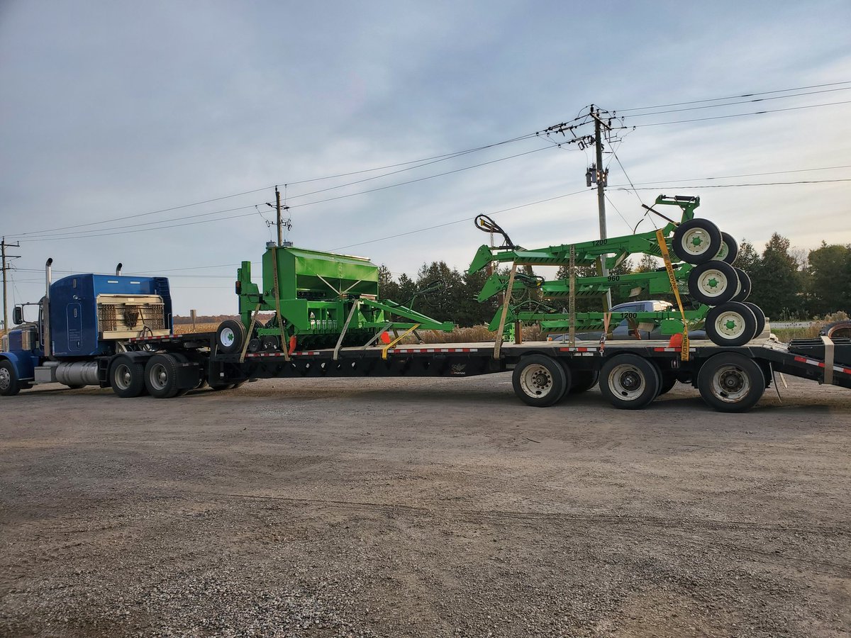 Load on its way to Alberta.  With stops in Manitoba and Saskatchewan.