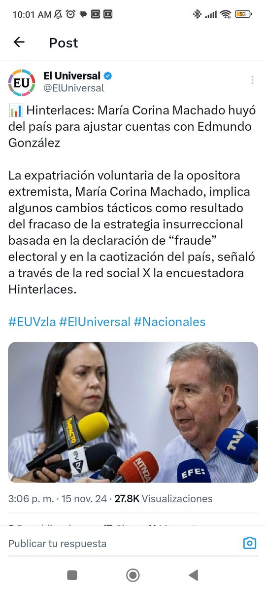 roinervasquez's tweet photo. @ElUniversal La difamación en los medios de comunicación es un ataque silencioso a la verdad. Cada palabra publicada tiene el poder de construir o destruir reputaciones... Que Falta de profesionalismo. https://t.co/xAGLxhIg50