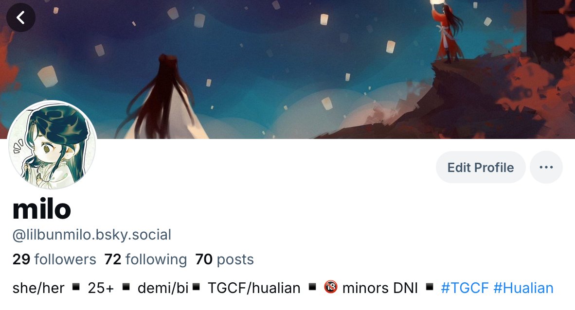 lilbunmilo's tweet photo. gentle reminder that i'm over here now! just posted a new hualian threadfic and will be posting more frequently 😊 https://t.co/JAbHymIRIS