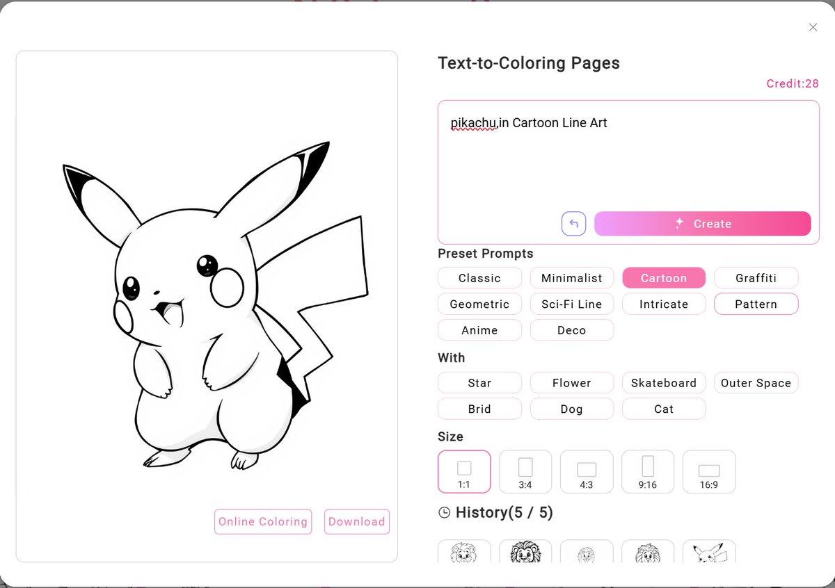 huo_zhenyu's tweet photo. We’ve created a unique coloring page generator! 

https://t.co/MGf9Dat9R7

Convert any text into printable coloring pages and enjoy the fun of online coloring. It’s a creative, easy-to-use tool for all ages. Check it out now! 🎨🖌️ #Coloring #AI #Fun #Creativity https://t.co/X8h0I4owcL