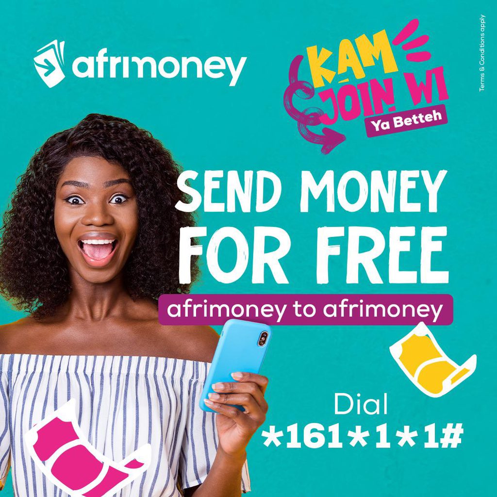 AfrimoneySL's tweet photo. Oba ya Betteh because we nr day Cut✂️ pa yu money lek oda wan dem 😉. 

Send money for FREE Everyday, Anytime, &amp; Any Amount with #Afrimoney 💜.

Kam Join Wi &amp; feel the difference. Simply dial *161*1# now 📲 &amp; enjoy🤩. 

#KamJoinWi
#YaBetteh
#DiNetwork4U
#SaloneTwitter
#SaloneX https://t.co/yMbnf19c7c