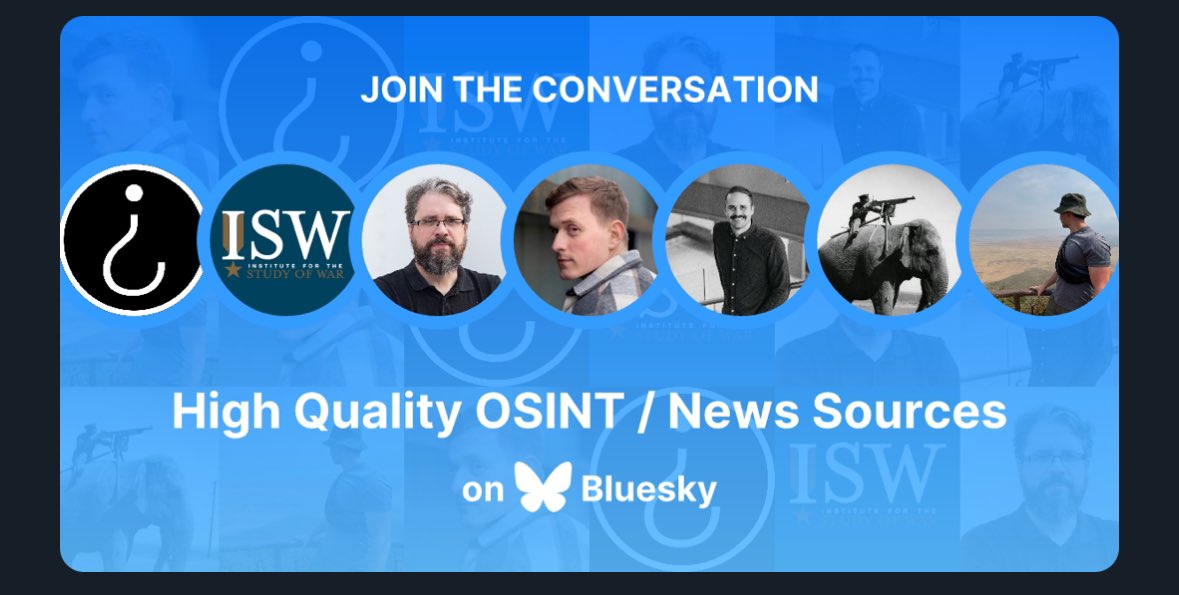 OAlexanderDK's tweet image. A “Starter Pack” of OSINT/News accounts to follow for people who are establishing a presence on Bluesky.
go.bsky.app/NX7M9nT
