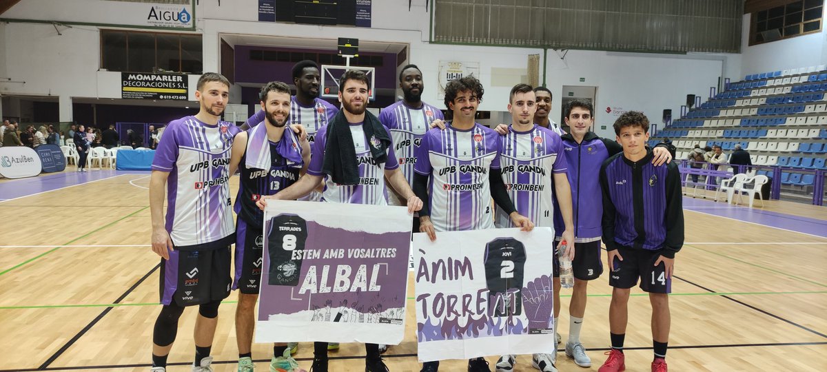 Enhorabona a l'equip per la victoria. 
El nostre canal també es solidaritza amb els pobles que han patit la DANA i especialment amb Albal i Torrent que han afectat als jugadors del <a href="/UPBGandia/">Units Pel Bàsquet Gandía 🏀</a>